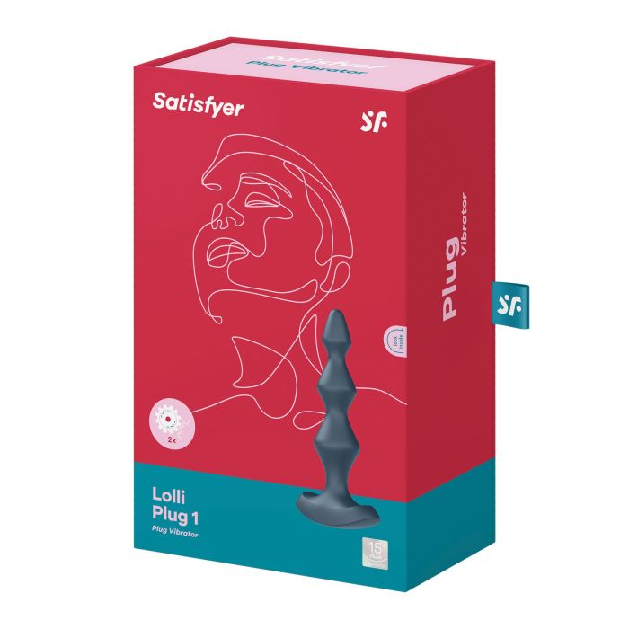 Анальний стимулятор-намистини з двома моторами Satisfyer Lolli-Plug 1