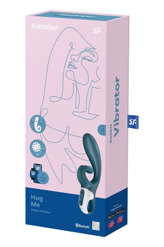 Смарт вібратор-кролик Satisfyer Hug Me