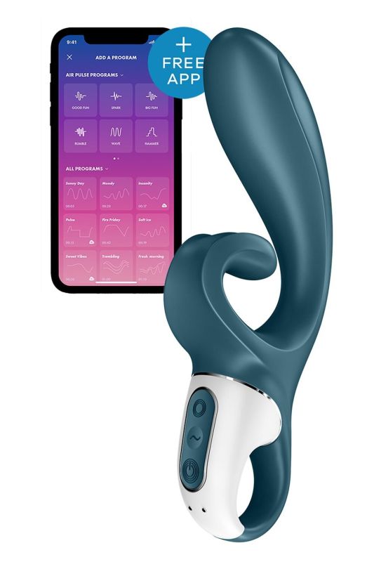 Смарт вібратор-кролик Satisfyer Hug Me