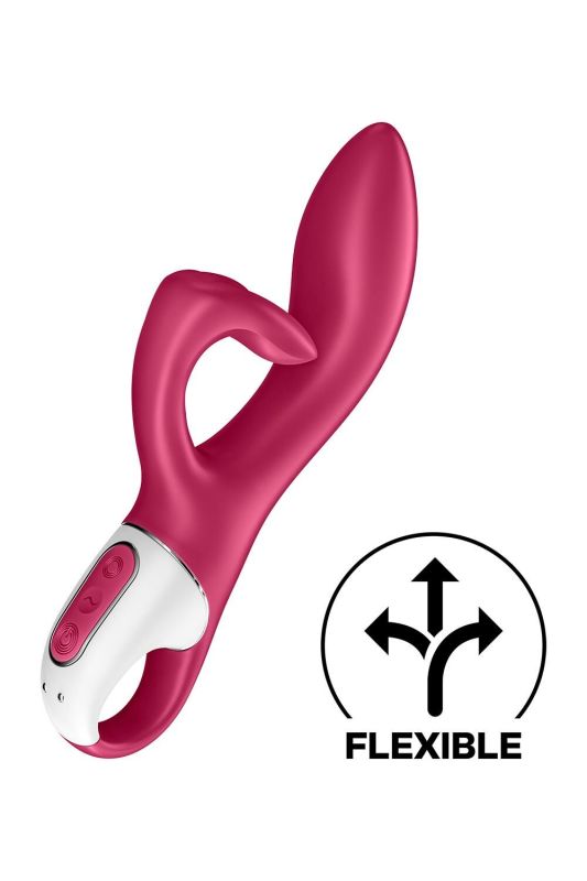 Вібратор-кролик із потрійним відростком Satisfyer Embrace me