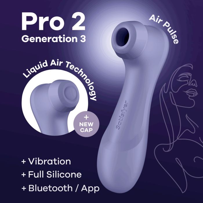 Вакуумний кліторальний стимулятор Satisfyer Pro 2 Generation 3 + Connect App