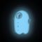 Вакуумний кліторальний стимулятор з вібрацією Satisfyer Glowing Ghost