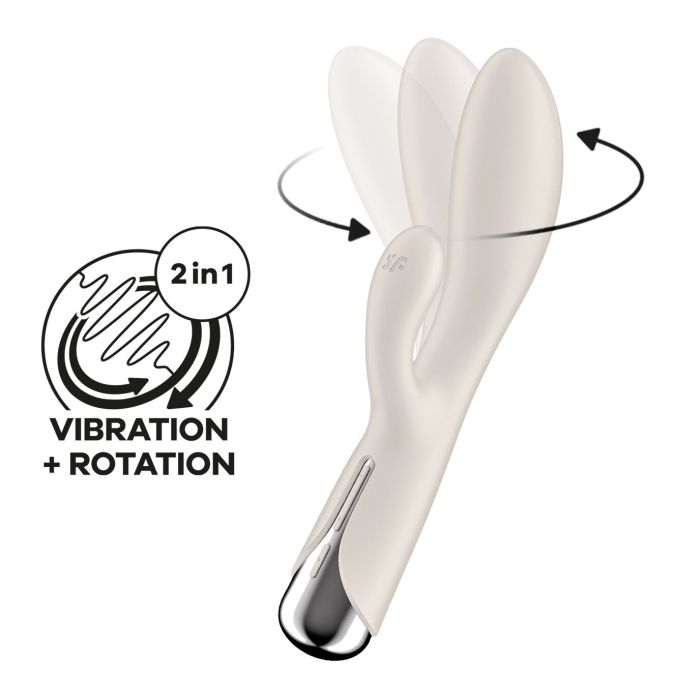 Вібратор-кролик з ротацією Satisfyer Spinning Rabbit 1