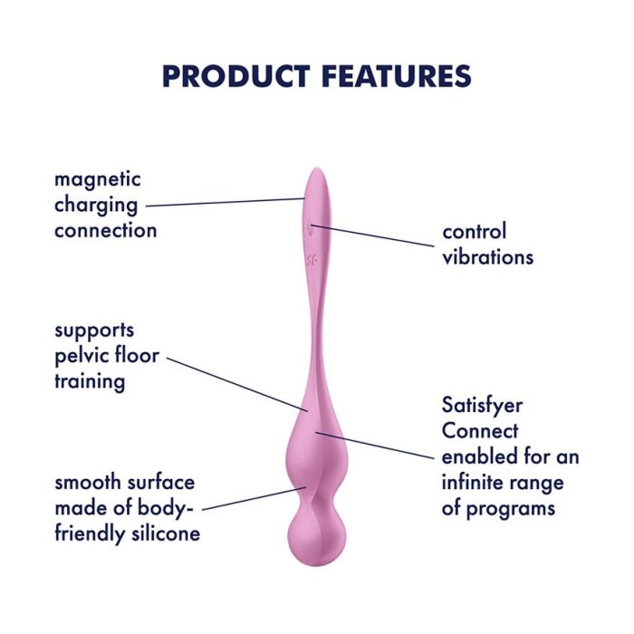 Вагінальні смарт-кульки з вібрацією Satisfyer Love Birds 1