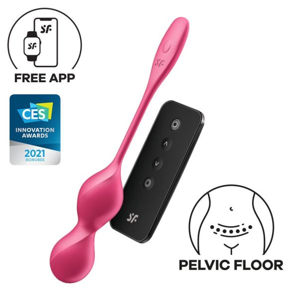 Вагінальні смарт-кульки з вібрацією Satisfyer Love Birds 2