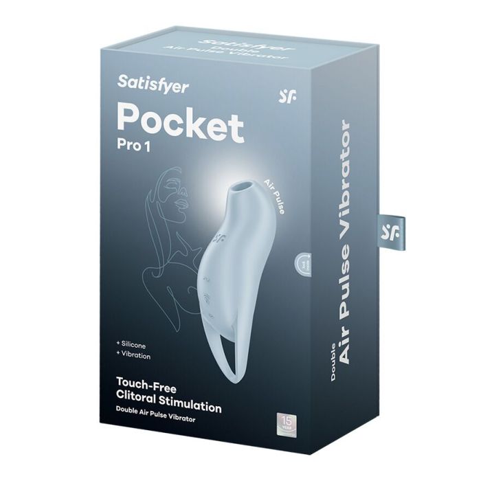 Вакуумний кліторальний стимулятор з вібрацією Satisfyer Pocket Pro 1