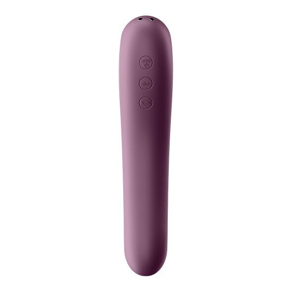 Вакуумний стимулятор із вібрацією Satisfyer Dual Kiss