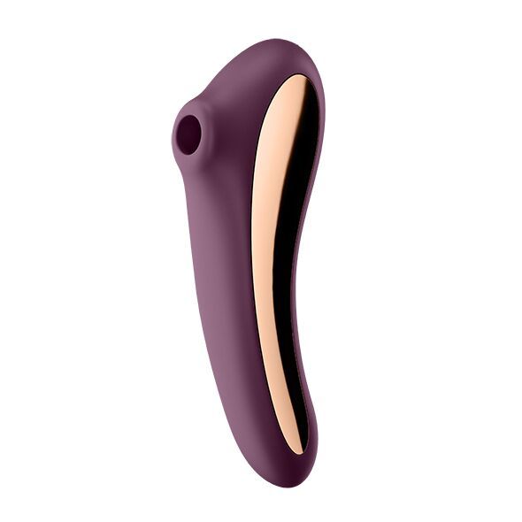 Вакуумний стимулятор із вібрацією Satisfyer Dual Kiss